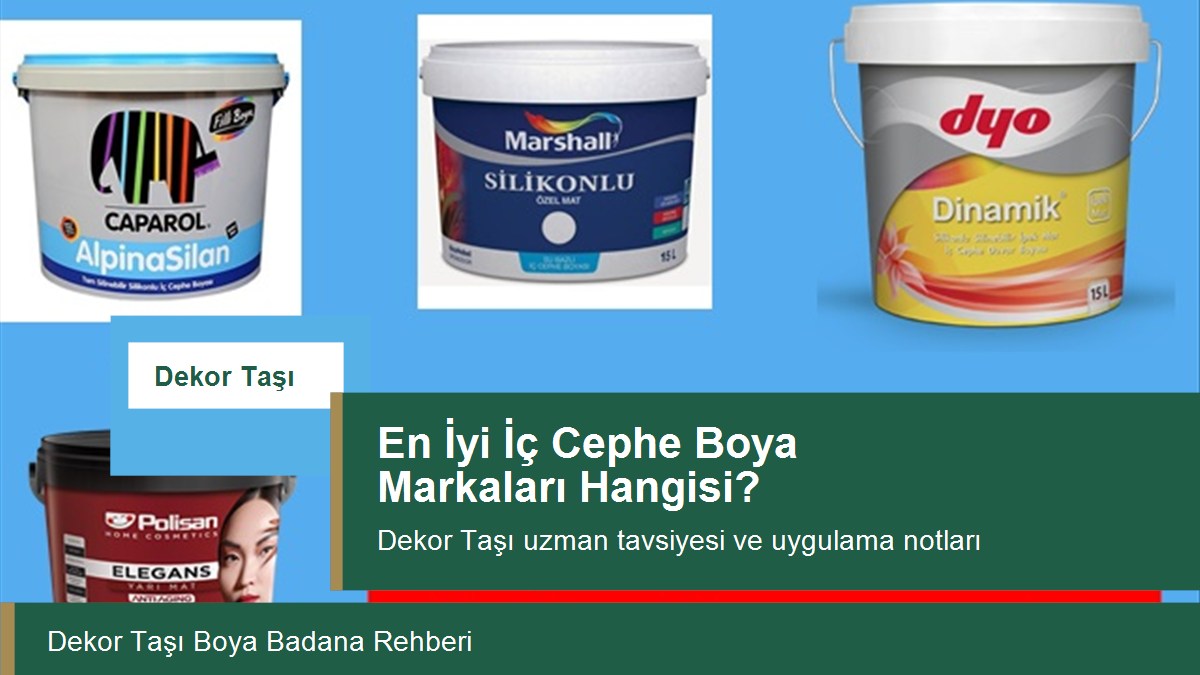 En iyi iç cephe boya markaları görseli
