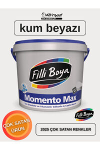 Filli Boya Momento Max Silikonlu İç Cephe Boyası 15L-SİLİNEBİLİR-MAT BOYA-YÜKSEK KAPATICILIK-KOKUSUZ