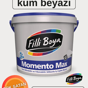 Filli Boya Momento Max Silikonlu İç Cephe Boyası 15L-SİLİNEBİLİR-MAT BOYA-YÜKSEK KAPATICILIK-KOKUSUZ