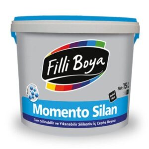 Filli Boya Momento Silan Tam Silinebilir Ve Yıkanabilir Silikonlu İç Cephe Boyası 15 lt 20 kg
