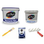 Filli Boya Filli Momento Max Silikonlu Iç Cephe Duvar Boyası 15 Lt + Tavan Boyası 10 Kg + Set Renk: Havai Mavi