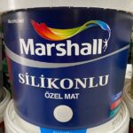 Marshall silikonlu özel mat 15 lt (20 kg) renk Deniz Kabuğu
