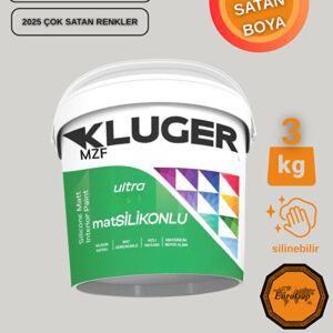MZF KLUGER ULTRA MAT SİLİKONLU İÇ CEPHE BOYASI - SİLİNEBİLİR BOYA 3KG