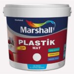 Marshall Mat Plastik Duvar Boyası 15 lt / 20 kg Kum Beji