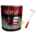 GEMSA BOYA Gemsa Rapid Siyah Mat Endüstriyel Boyaa 15kg