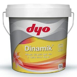 Dyo Dinamik Silikonlu Ipek Mat Silinebilir Iç Cephe Boyası 15 Lt [20kg] Tülden 1071