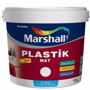Marshall Plastik Mat Silinebilir Iç Cephe Boyası Akşam Sefası 15 Lt (20 Kg)