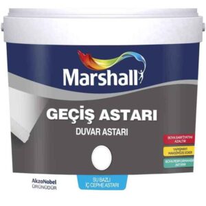 Marshall Geçiş Astarı 15lt-yağlı Boyadan Su Bazlı Boyaya Geçiş Sağlar-çıkmayan Lekeleri Kapatır