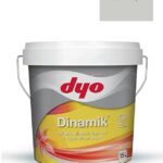 Dyo Dinamik Silikonlu Ipek Mat Silinebilir Iç Cephe Boyası 15 Lt [20kg] Buz Gümüşü