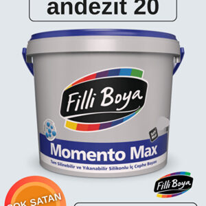 Filli Boya Momento Max Silikonlu İç Cephe Boyası 15L-SİLİNEBİLİR-MAT BOYA-YÜKSEK KAPATICILIK-KOKUSUZ