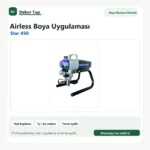 Airless boya makinesi Star 450 - Dekor Taşı