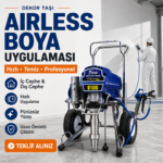 Airless Boya Uygulaması m² Fiyatı 2026