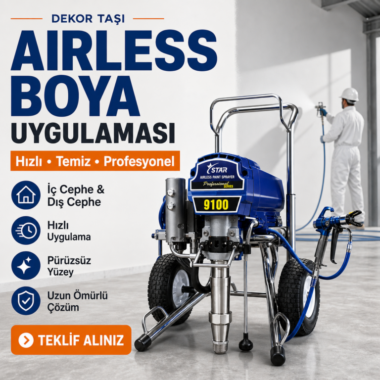 Airless Boya Uygulaması