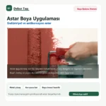 Astar boya antikorozyon uygulaması - Dekor Taşı