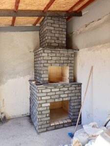 Beton barbekü kültür tuğla kaplamalı anahtar teslim kurulum dahil İstanbul Avrupa Yakası