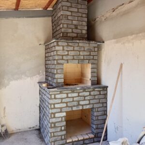 Beton barbekü kültür tuğla kaplamalı anahtar teslim kurulum dahil İstanbul Avrupa Yakası