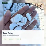 Beyaz Çakıl Taşı 4-6 cm | Dolomit Peyzaj Taşı Ton Satış - Görsel 6