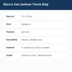 Bianca Vals İpekmat Silikonlu Silinebilir Duvar Boyası Parfümlü 15 L Şampanya