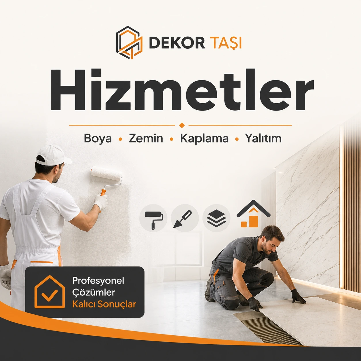 Dekor Tasi hizmetler boya zemin kaplama yalitim cozumleri