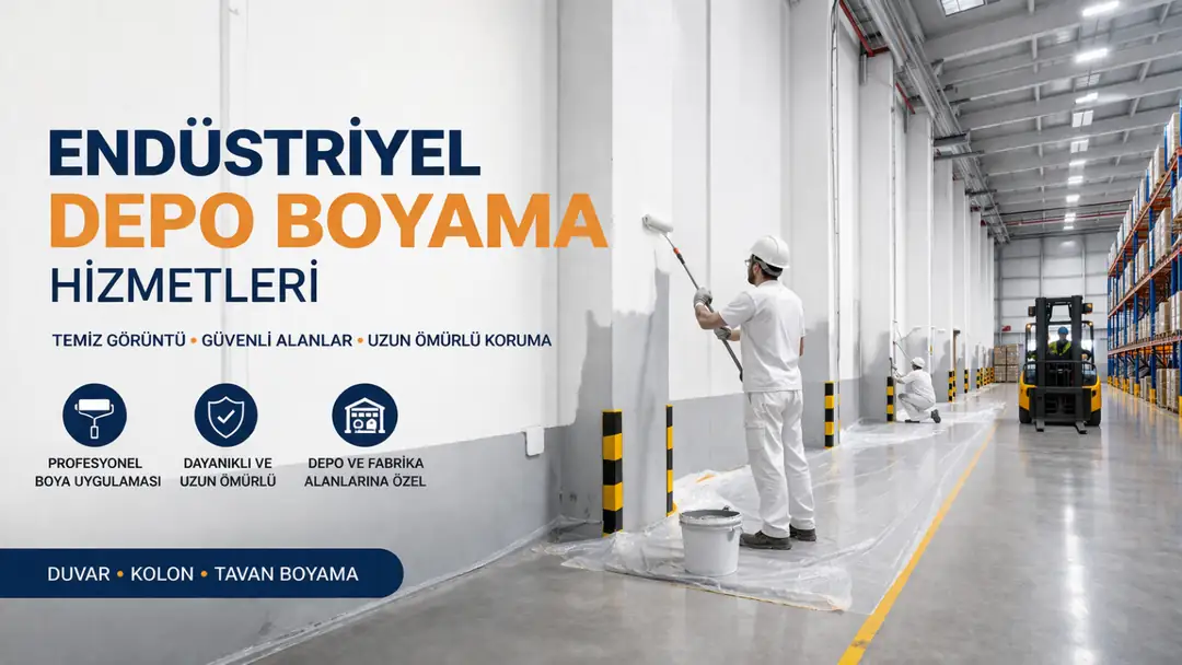 Depo ve fabrika boyama hizmeti profesyonel boya uygulamasi