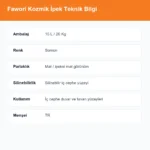 Fawori Kozmik İpek Silikonlu İç Cephe Boyası 15 L 20 Kg Somon
