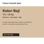 Fawori Kozmik İpek Silikonlu İç Cephe Boyası 15 L 20 Kg Keten Beji