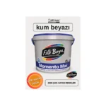 Filli Boya Momento Max Kum Beyazı 15 L silinebilir mat iç cephe boyası