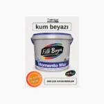Filli Boya Momento Max Kum Beyazı 15 L silinebilir mat iç cephe boyası