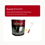 Gemsa Rapid Enamel Endüstriyel Boya 15 Kg Bayrak Kırmızı