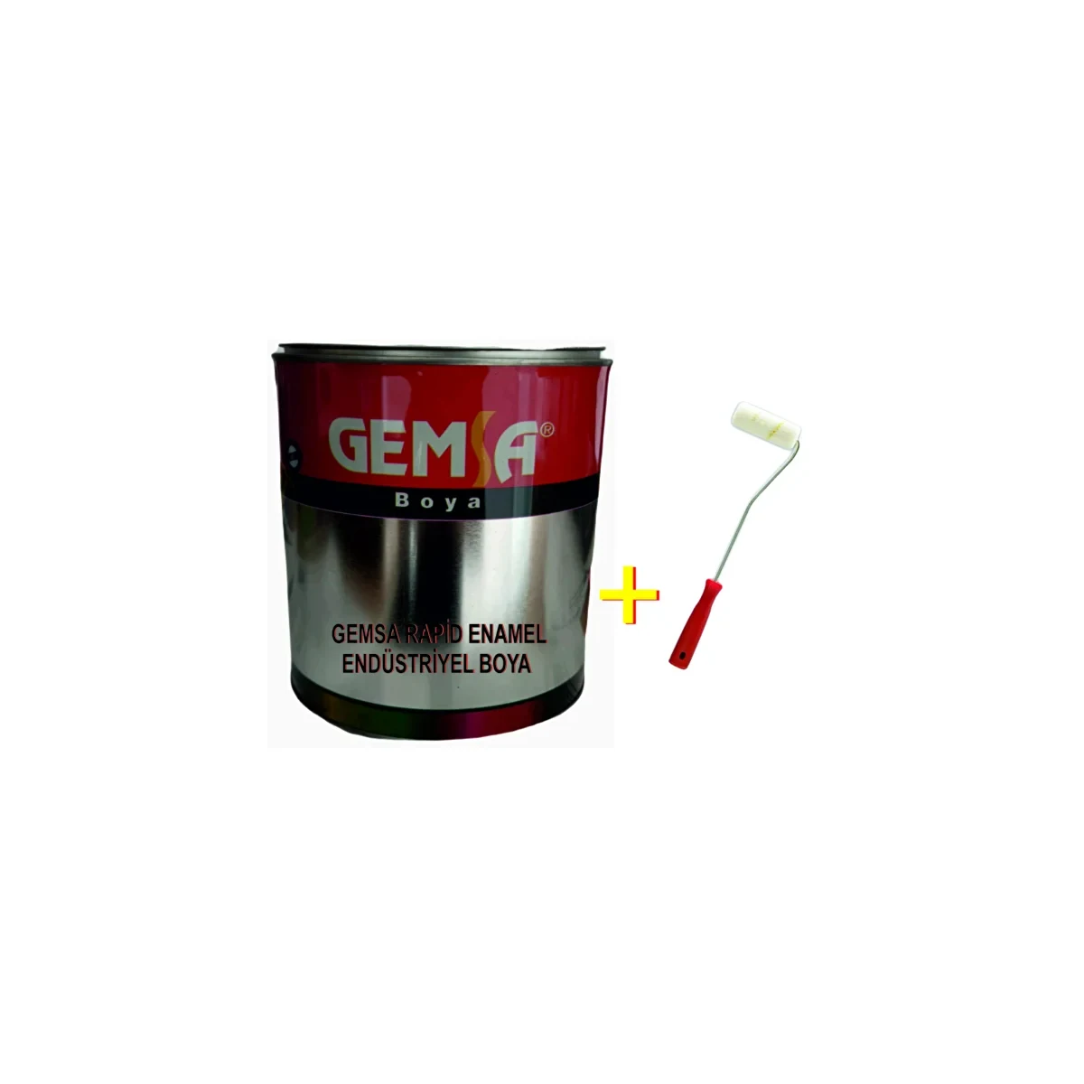 Gemsa Rapid Enamel Endüstriyel Boya 15 Kg Bayrak Kırmızı