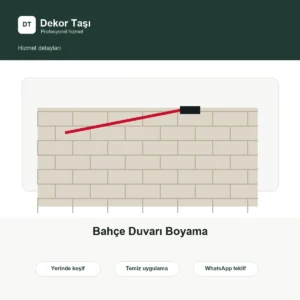 Bahçe Duvarı Boyama hizmet detay görseli