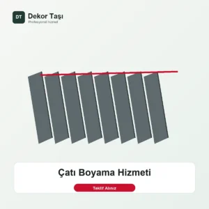 Çatı Boyama Hizmeti - Dekor Taşı hizmet görseli