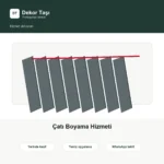 Çatı Boyama Hizmeti hizmet detay görseli