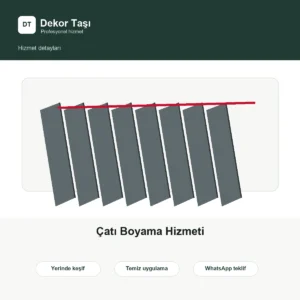 Çatı Boyama Hizmeti hizmet detay görseli