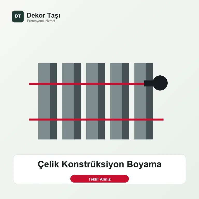 Çelik Konstrüksiyon Boyama