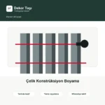 Çelik Konstrüksiyon Boyama hizmet detay görseli