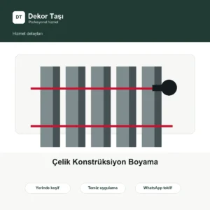 Çelik Konstrüksiyon Boyama hizmet detay görseli