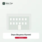 Depo Boyama Hizmeti - Dekor Taşı hizmet görseli