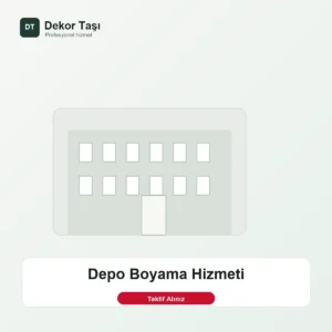 Depo Boyama Hizmeti - Dekor Taşı hizmet görseli