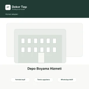 Depo Boyama Hizmeti hizmet detay görseli