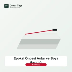 Epoksi Öncesi Astar ve Boya Hazırlığı - Dekor Taşı hizmet görseli