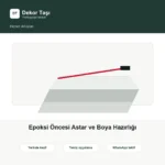 Epoksi Öncesi Astar ve Boya Hazırlığı hizmet detay görseli