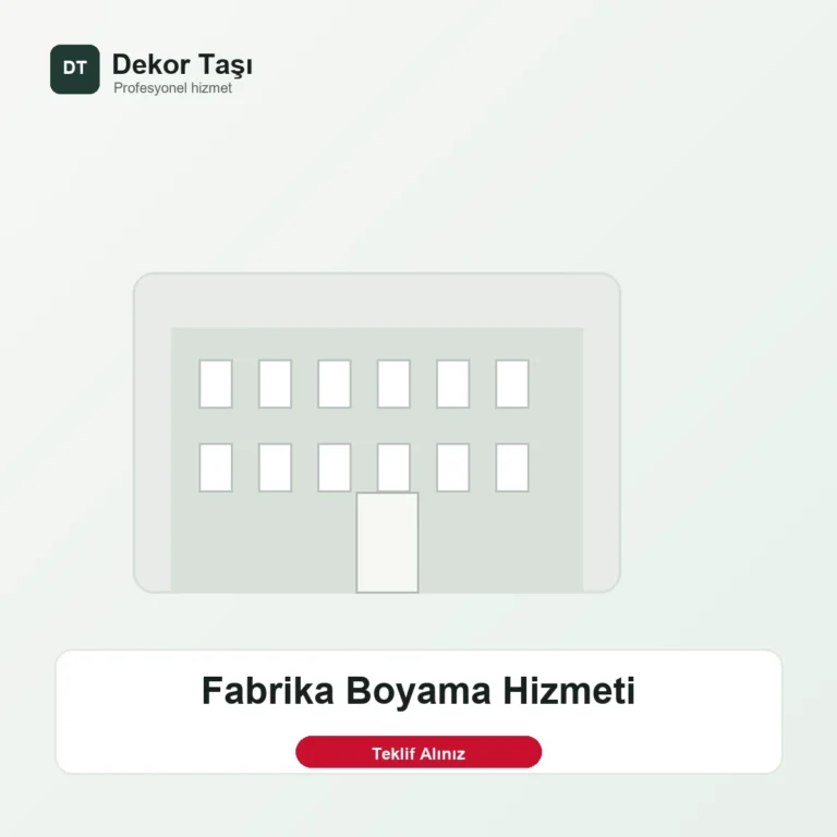 Fabrika Boyama Hizmeti