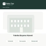 Fabrika Boyama Hizmeti hizmet detay görseli