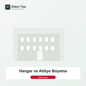 Hangar ve Atölye Boyama - Dekor Taşı hizmet görseli