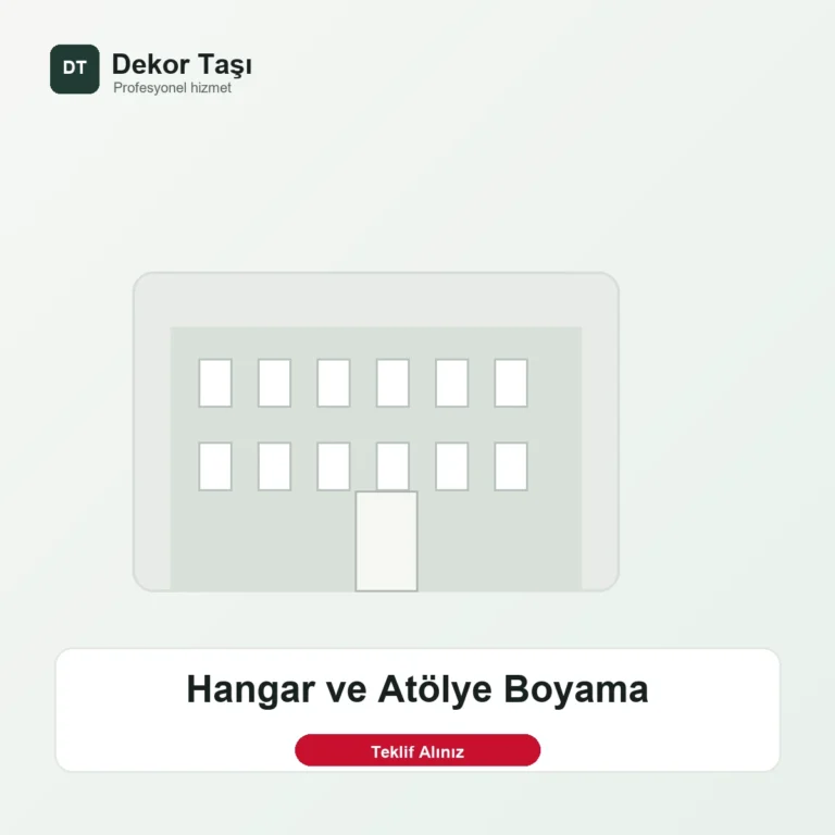 Hangar ve Atölye Boyama