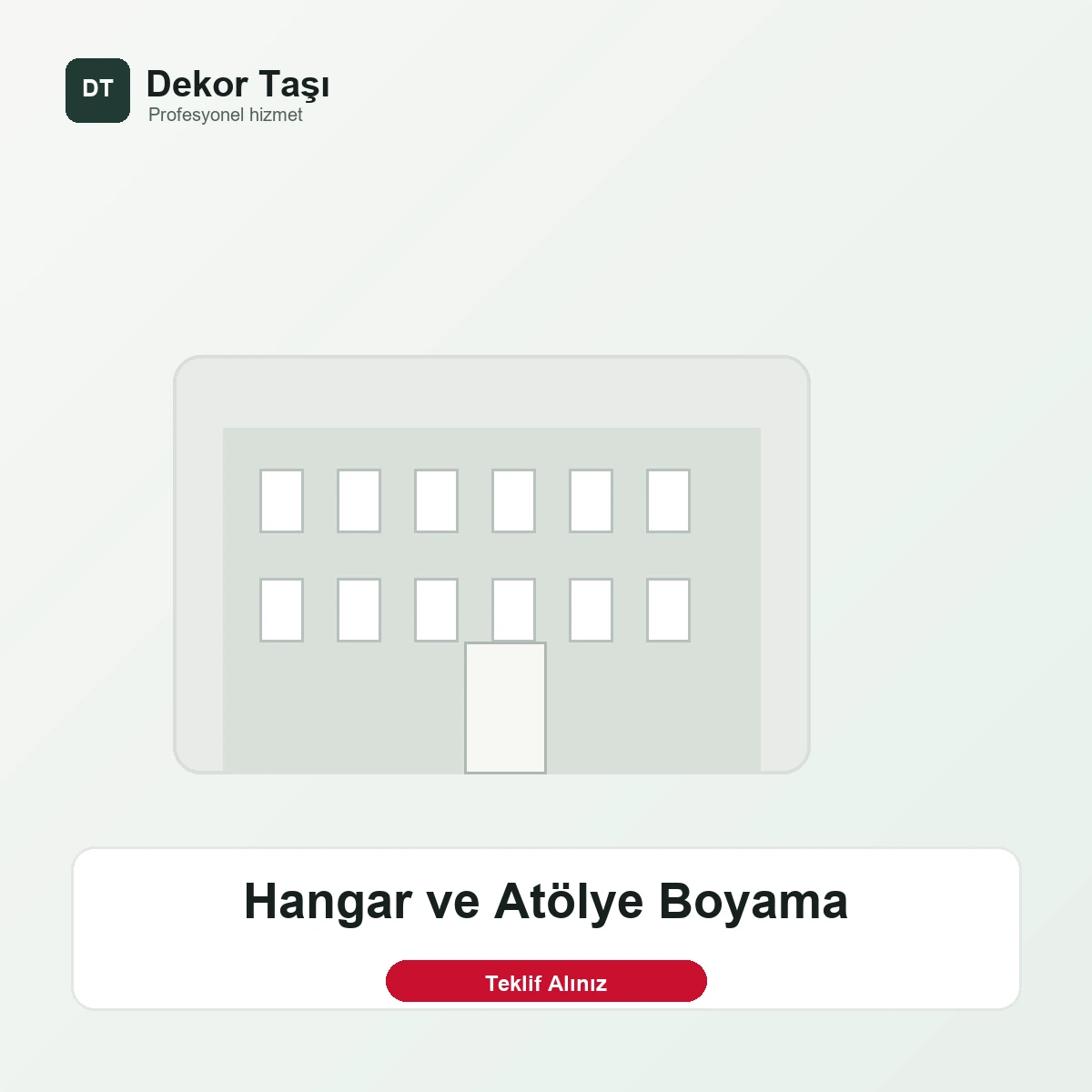 Hangar ve Atölye Boyama Hangar ve Atölye Boyama - Dekor Taşı hizmet görseli