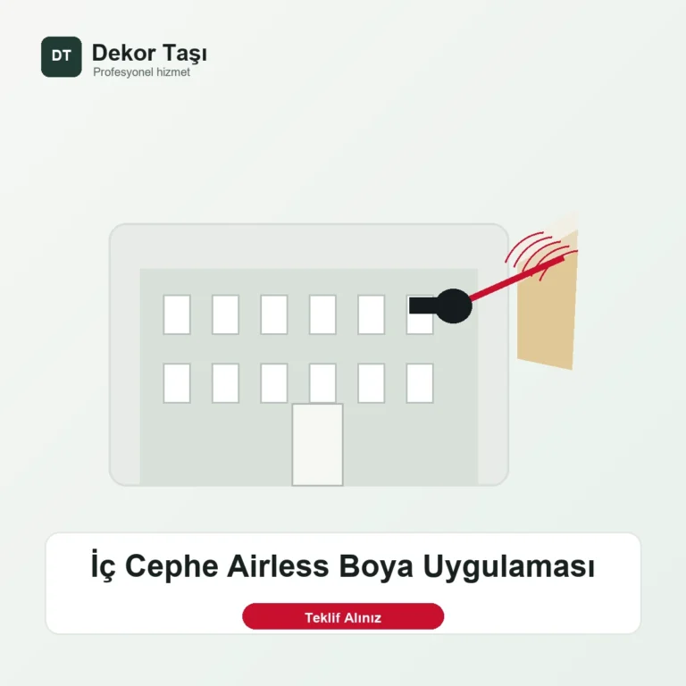 İç Cephe Airless Boya Uygulaması