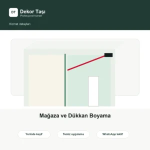 Mağaza ve Dükkan Boyama hizmet detay görseli