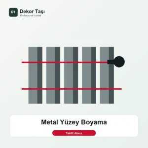 Metal Yüzey Boyama - Dekor Taşı hizmet görseli